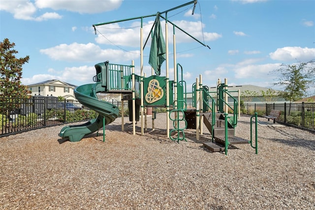 view of play area