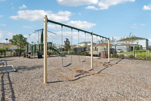 view of play area