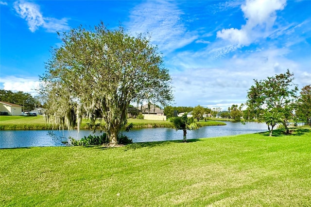 view of water feature