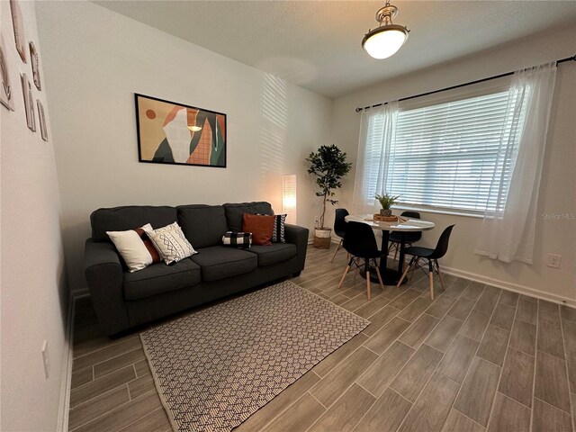 2971 Camden Way, Davenport, FL 33837 - living area featuring wood finished floors and baseboards