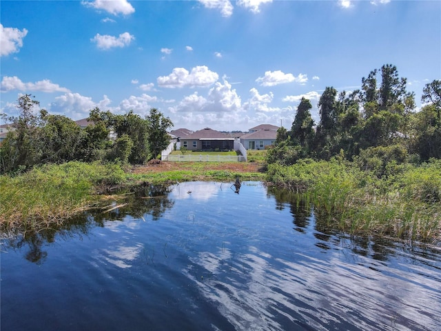 property view of water