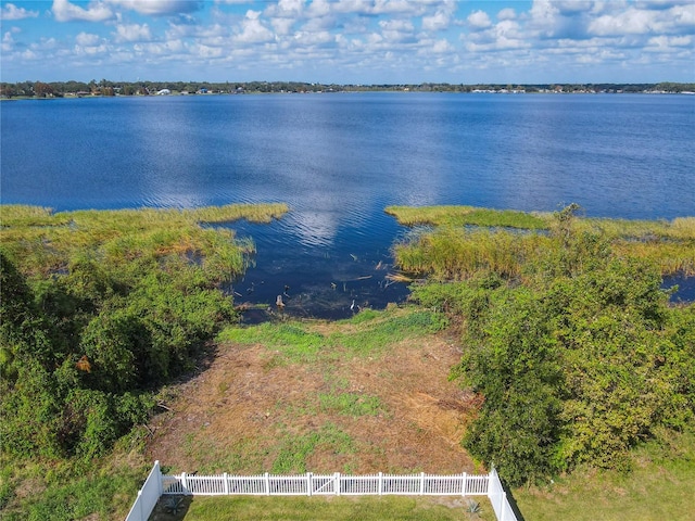 property view of water