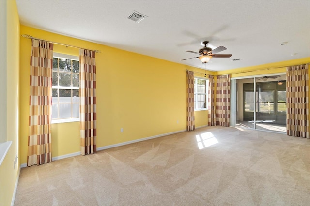 3401 Home Town Ln, Saint Cloud, FL 34769 - carpeted spare room with ceiling fan, healthy amount of natural light, and baseboards
