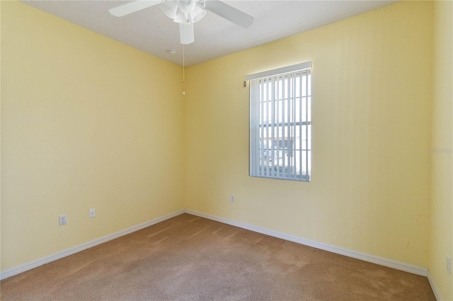 3401 Home Town Ln, Saint Cloud, FL 34769 - carpeted empty room featuring ceiling fan and baseboards