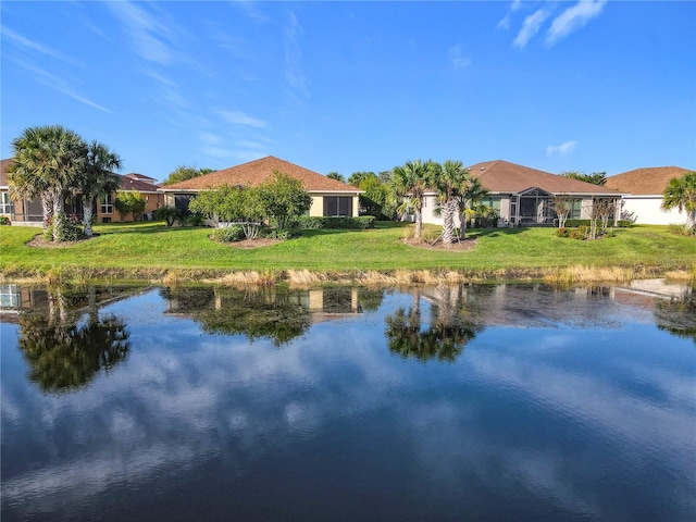 property view of water