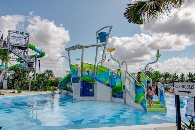712 Whistling Straits Blvd, Davenport, FL 33896 - view of pool featuring a water slide