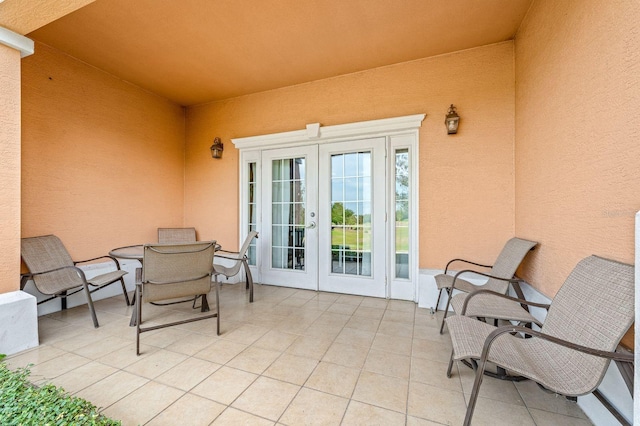 view of patio / terrace with french doors