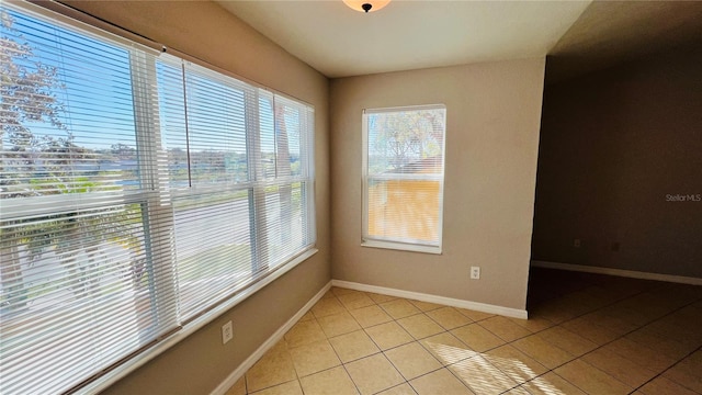 view of tiled empty room