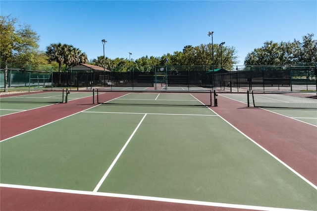 view of sport court with basketball court