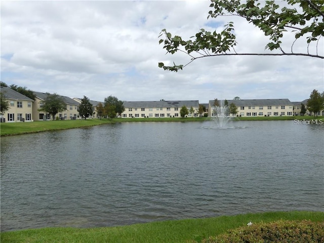 view of water feature