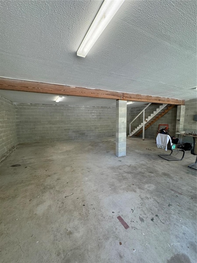 interior space with concrete flooring