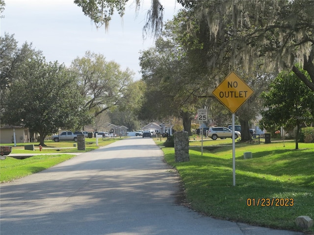 view of street