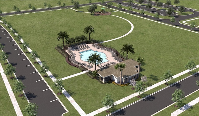 1479 August Gray Dr, Kissimmee, FL 34744 - aerial view of a pool