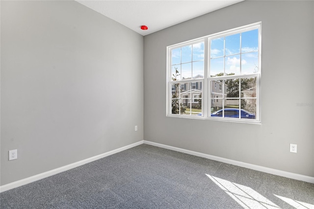 unfurnished room featuring carpet floors