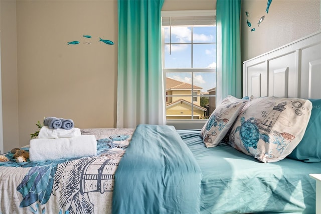 bedroom featuring a closet