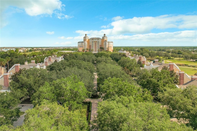 bird's eye view featuring a view of city