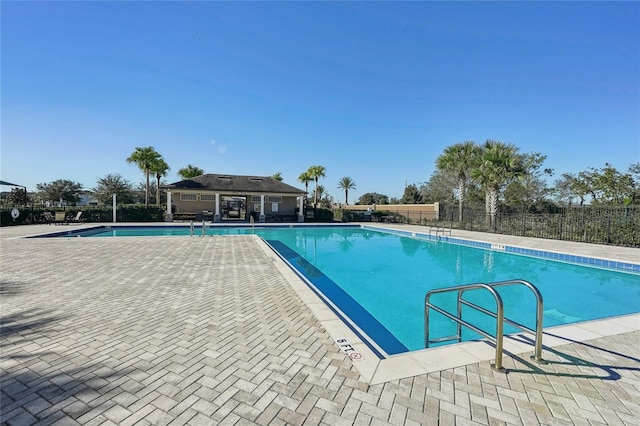 view of pool