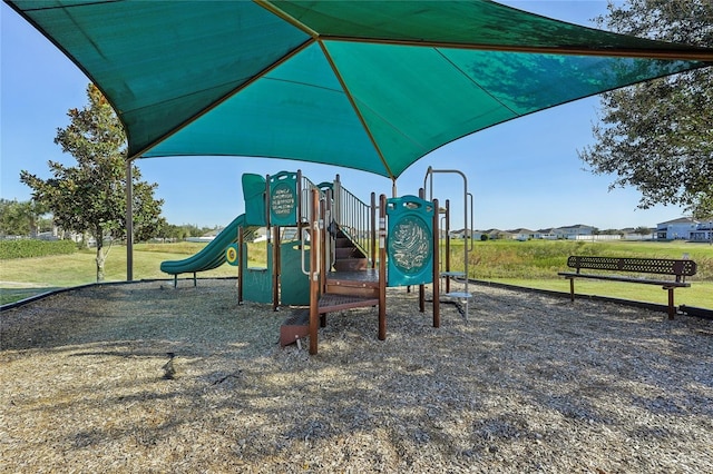 view of play area