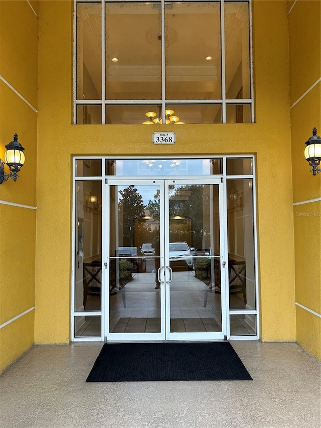 view of exterior entry