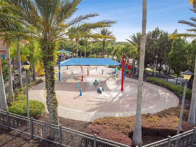 view of jungle gym