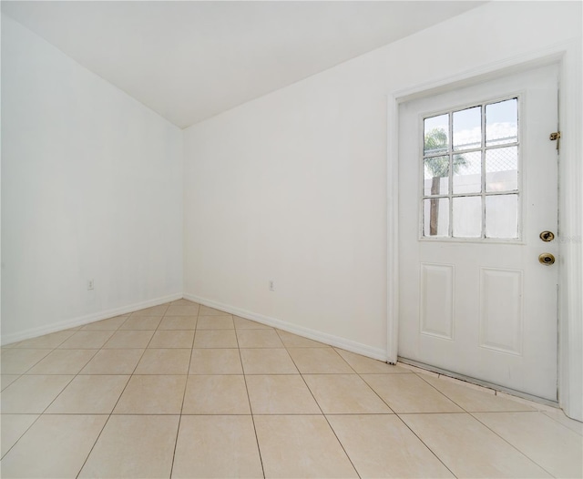 view of tiled empty room