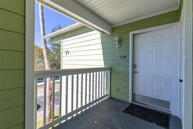 view of entrance to property