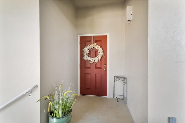 view of entrance to property