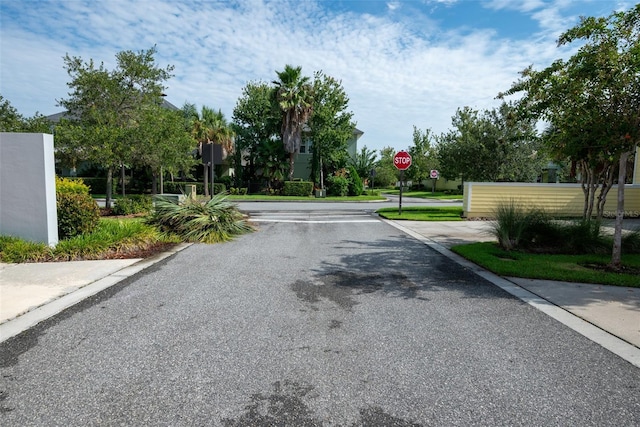 view of road