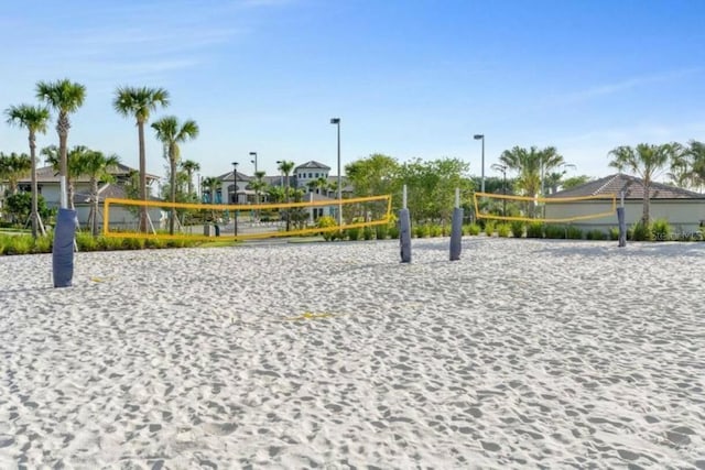 view of community with volleyball court