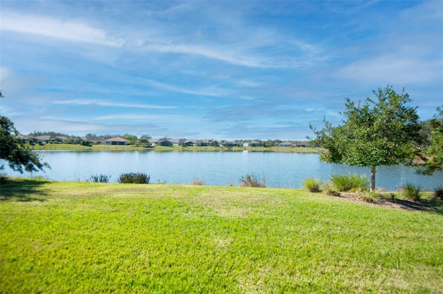 property view of water