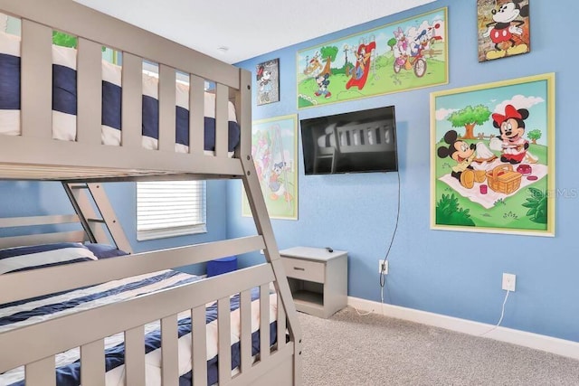 bedroom featuring carpet floors