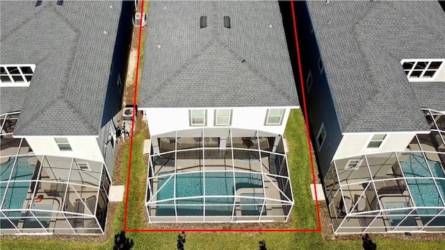 8932 Cabot Cliffs Dr, Davenport, FL 33896 - view from above of property with property parcel outlined
