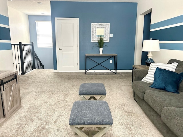 8932 Cabot Cliffs Dr, Davenport, FL 33896 - living area with carpet flooring and baseboards