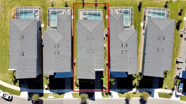 8932 Cabot Cliffs Dr, Davenport, FL 33896 - aerial view of residential area with property boundaries highlighted