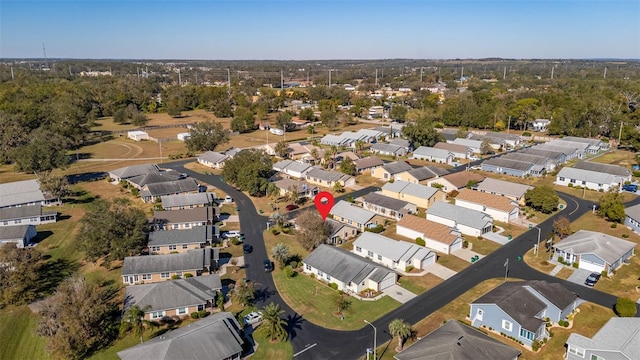 5846 Greenbriar Ct, Zephyrhills, FL 33542 - aerial overview of property's location featuring nearby suburban area