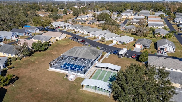 5846 Greenbriar Ct, Zephyrhills, FL 33542 - aerial perspective of suburban area