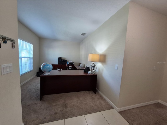 office featuring carpet floors