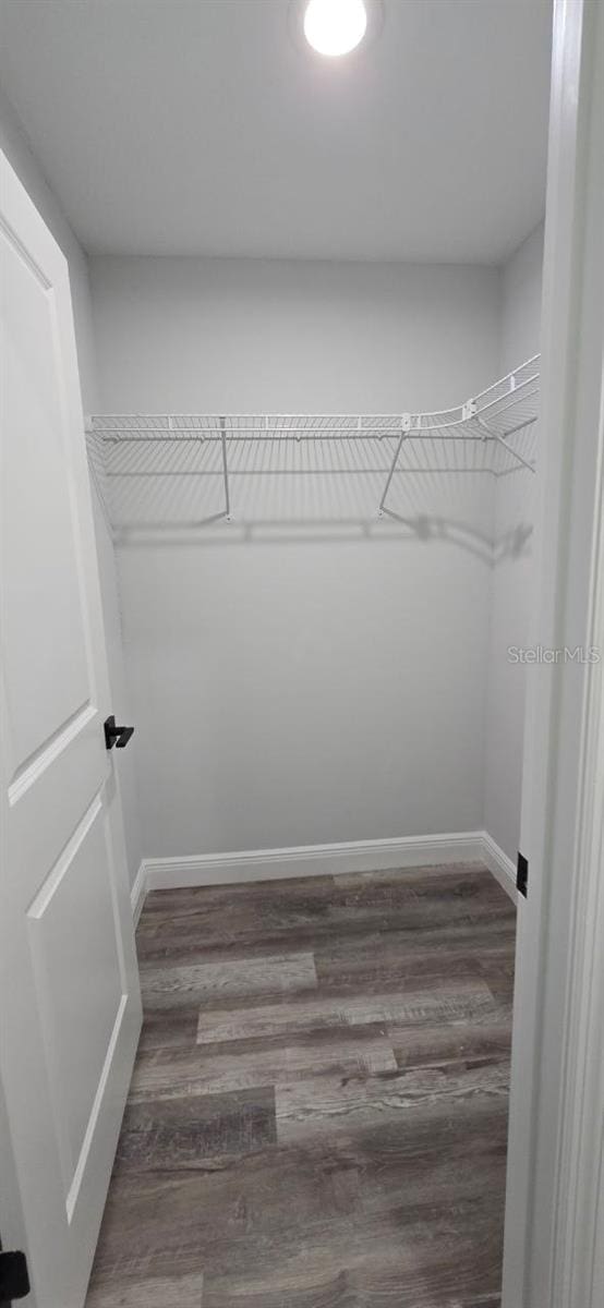 1030 Darlington Ct, Kissimmee, FL 34758 - spacious closet with dark wood finished floors