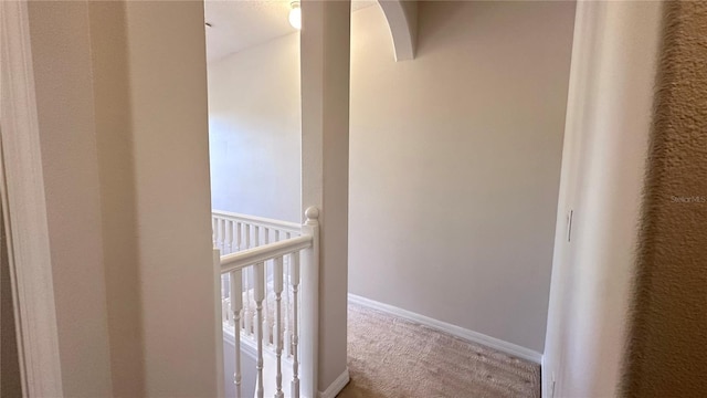 corridor featuring carpet