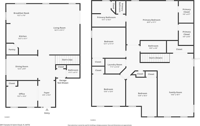 2811 Sonata Ct, Saint Cloud, FL 34772 - room layout