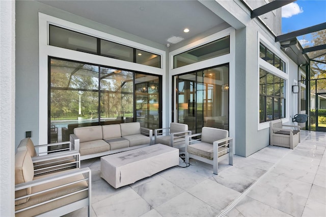 view of patio / terrace featuring outdoor lounge area