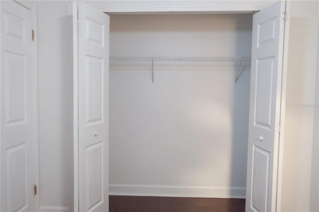 view of closet