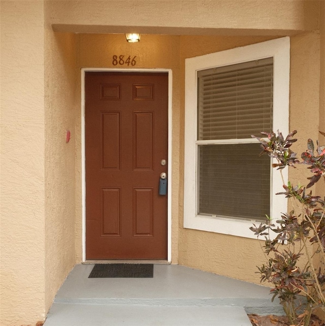 view of property entrance