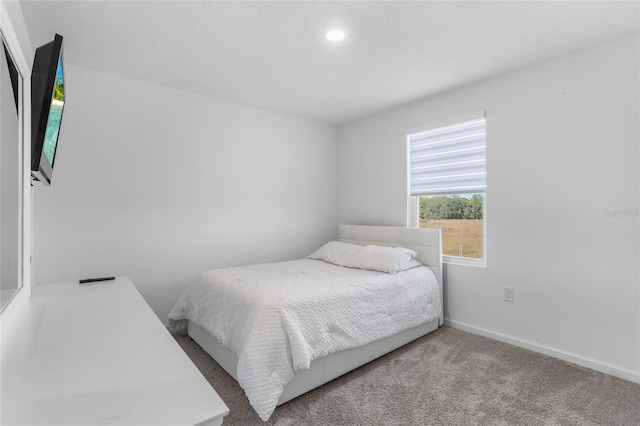 bedroom featuring carpet floors