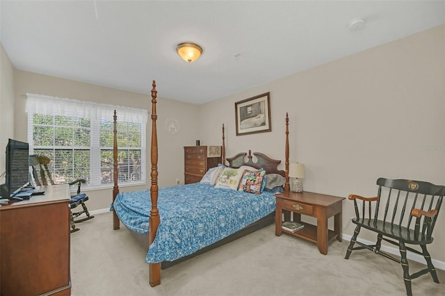 bedroom with carpet flooring