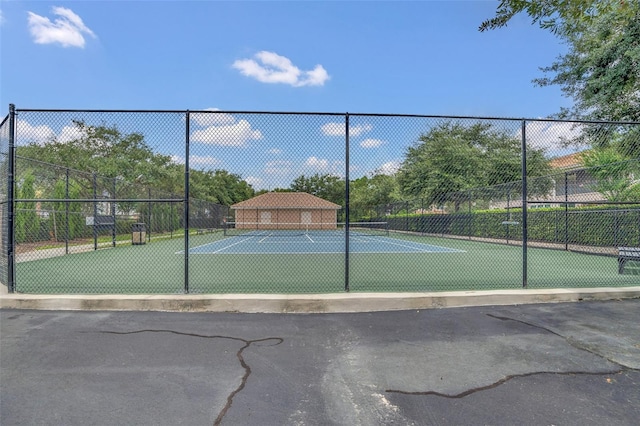 view of sport court