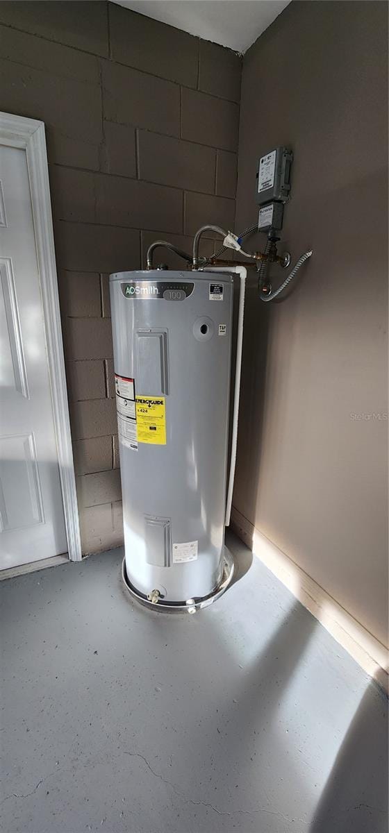 utilities with electric water heater