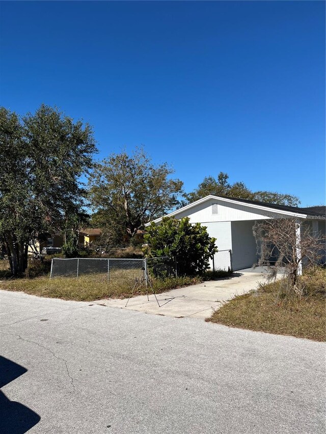 view of front of home