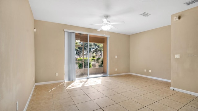 1336 Chelsea Dr, Davenport, FL 33897 - unfurnished room with ceiling fan and light tile patterned flooring