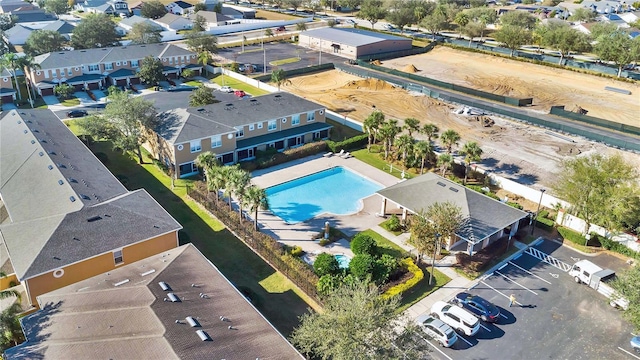 1336 Chelsea Dr, Davenport, FL 33897 - aerial view of residential area with a pool area